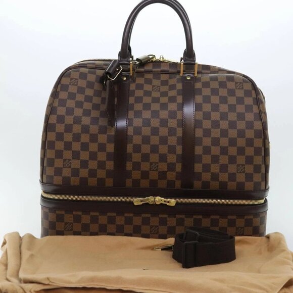 LOUIS VUITTON Damier Ebene Sac Sports Boston Bag - Picture 1 of 15